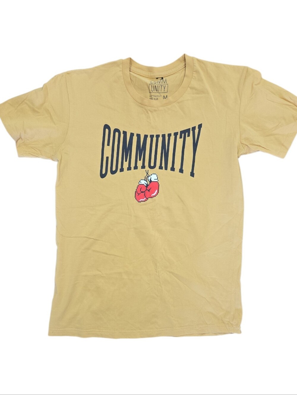 Community Mustard Yellow T-Shirt Size Medium